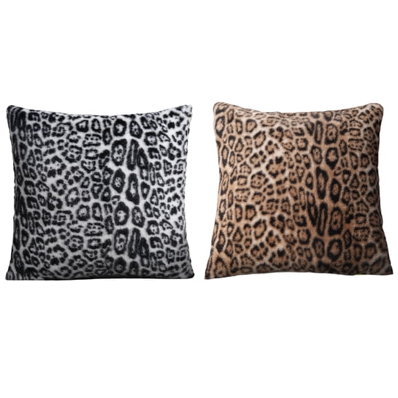 NovaStitch Plush Throw Pillow Cover Soft Faux Fur Decorative Square Cushion Case with Hidden Zipper for Sofa Couch Bedroom Living Room Home Decor