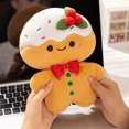 thumbnail image 4 of Peluche de hombre de jengibre para dormir, almohada de peluche, regalo de Navidad75, 4 of 5