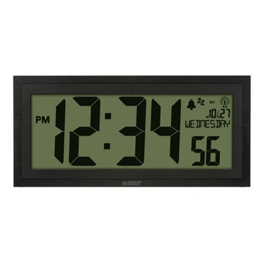 La Crosse Technology 513-1211 Jumbo Atomic Digital Wall Clock with ...