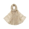 thumbnail image 2 of Bufanda De Moda Para Mujer, Cómoda Y Elegante, Para Actividades Al Aire Libre, Color Beige, 2 of 10