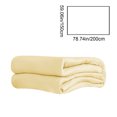 thumbnail image 3 of Qocolhg Quilt for Twin Bed Washable - Cooling Blankets for Hot Sleepers, Skin-friendly Solid Color Washed Cotton Summer Quilt, Oversized Bedding Soft Coverlet Quilts Twin Size, 59x79 inch Yellow, 3 of 6