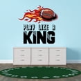 thumbnail image 3 of Sports Wall Decals for Boys Bedroom - Falming Basketball on White Background DIY & Creativity Boy Girl Bedroom Wall Sticker - Size: 20 In x 20 In, 3 of 5