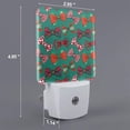 thumbnail image 2 of Balery red and green bow tie Luz Nocturna LED con Sensor Automático, Enchufe con Sensor Crepuscular, Luz Suave de 0.5W para Dormitorio, Pasillo, Baño-EU, 2 of 7