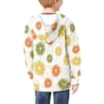 thumbnail image 3 of Xoenoiee Lemon Fruit Print Kids Zip Up Hoodie for Girls Boys 6-7 Years Fall Outfits Hooded Jacket with Pocket Teens Youth Athletic Hoodies Long Sleeve Casual Coat Top, 3 of 7