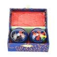 thumbnail image 2 of hengtong 2 Pack Massage Balls, Baoding Balls with Storage Box, Relaxation, Hand and Wrist Dragon Phoenix Blue, 2 of 9