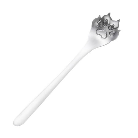 

Kitchen Accessories Decor Kitchen Utensils Kitchen Essentials Creative Cute Cartoon 304 Stainless Steel Coffee Spoon Stirring Tea Spoon Mug Spoon Cat Claw Dog Claw Cup Hollowed