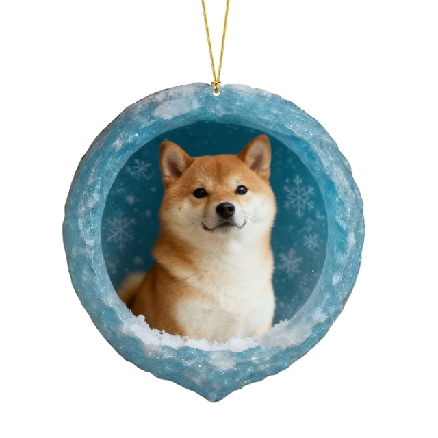 Decoraciones Del Árbol de Navidad 3.15x3.15 Pequeños Ornamentos Colgantes de Acrílico para el Hogar Y las Fiestas de Vacaciones