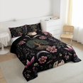 thumbnail image 3 of Homewish Tree Of Life 2pcs Bedding Comforter Set For Teens Female Men,Chic Floral Flowers Twin Comforter Sets,Bohemian Theme Breathable Bedding Set,Uxury Bedroom Decor,Reversible, 3 of 8