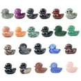 thumbnail image 5 of Aventurines Ducks Statues, Miniature Crystal Sculptures for Home Decoration and Duck Collectors, 5 of 6