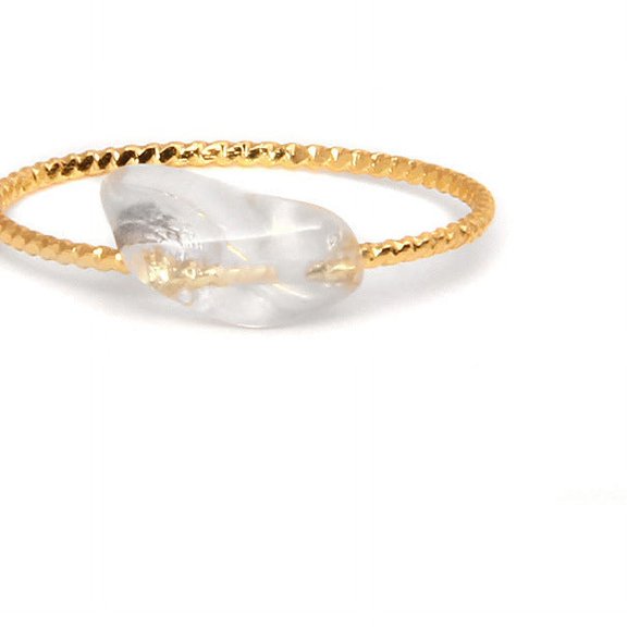 Womens Geometric Agate Rings, Natural Stone Irregular Crystal Ring, Fashion Jewelry Gift for Her