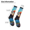 thumbnail image 2 of Balery Colorful Underwater Sea Turtle Calcetines novedosos Calcetines deportivos Calcetines hasta la rodilla Calcetines de algodón Calcetines originales y geniales, 2 of 6