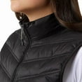 thumbnail image 4 of 32 Degrees Women’s Lightweight Warmth Stand Up Collar Vest (Black, X-Large), 4 of 4