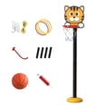 thumbnail image 4 of Foldable Basketball Hoop Set Backboard Basketball Goals Cartoon Portable Indoor Toys Tossing Game Kids Basketball Hoop Set for Girls, 4 of 10
