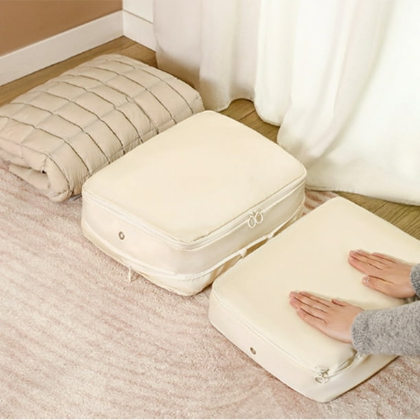 Bolsa de Almacenamiento para Chaqueta de Plumas, Gran Capacidad, Organizadora de Ropa, Equipaje de Mano, Ropa Interior, Bolsas de Viaje