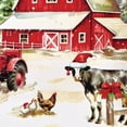 thumbnail image 3 of Park Designs Christmas At The Farm Dessert Plate Set Of 4, 3 of 6