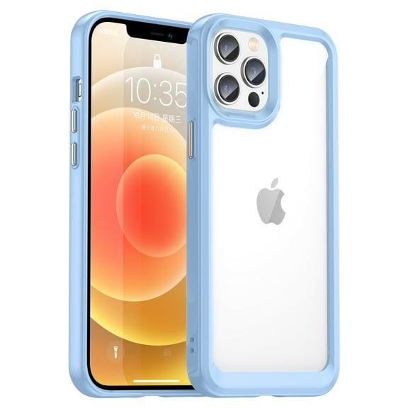 Dteck with iPhone 11 pro Case,Protective,Anti-Scratch,Non-Yellowing,Shock Absorption,Reinforced Corner,PMMA TPU for iPhone 11 Pro 5.8 inchs ,Blue