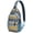 Rustic Folk St, variant on Minimalist Nordic Style Sling Backpack Lightweight Crossbody Bag for Daily Hiking, Travel and Outdoor Activities