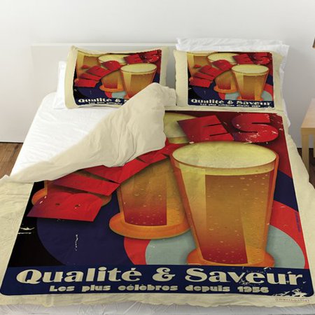 Manual Woodworkers & Weavers Bieres Qualite and Saveur Duvet Cover