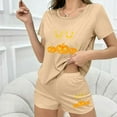 thumbnail image 5 of Censtreet Women's Pajama Sets Halloween Short Sleeve Pjs 2 Piece Top and Shorts Sleepwear Comfy Soft Lounge Sets S-XL, 5 of 7