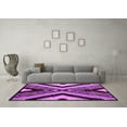 thumbnail image 3 of Ahgly Company Indoor Rectangle Abstract Purple Modern Area Rugs, 7' x 9', 3 of 4