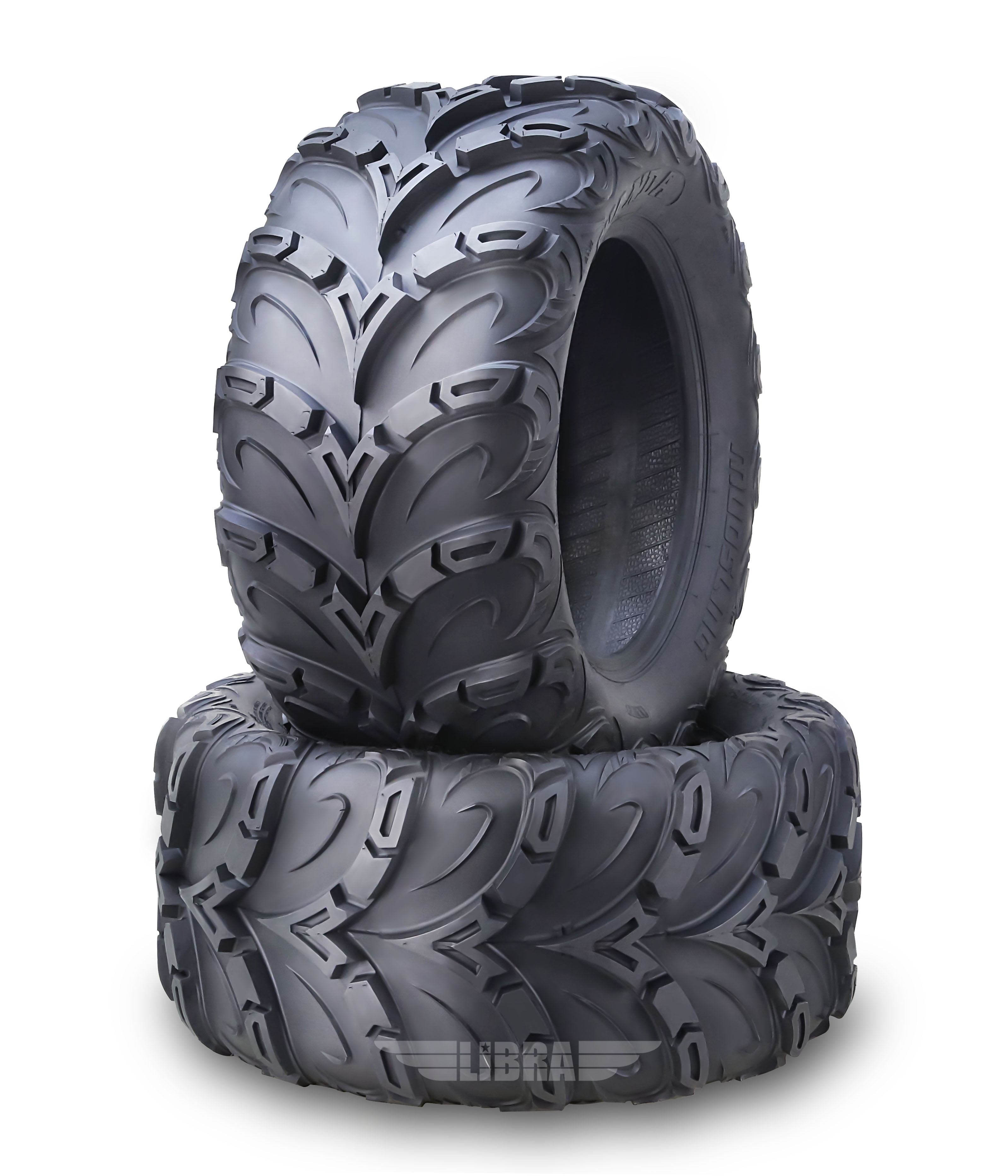 2) 26x11-12 ATV Rear Tire Set for 15-17 Kawasaki Mule Pro FX/FXT
