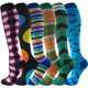 thumbnail image 1 of Cerpite Calcetines De Compresión Para Mujeres Y Hombres Circulación 6 Pares De Calcetines De Compresión 20-30 Mmhg Mejor Para Correr Enfermera Viajes, 1 of 5