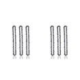 thumbnail image 3 of Wisewang 6 Inch Cordless Chain Replacement Courtyard Patio Gardening Electric Saw Chains Power Tool Replacing Parts 3 Pieces 2Set, 3 of 6