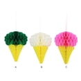 thumbnail image 4 of Bewildely Bola de nido de abeja, suministros de bricolaje, accesorios de celebración para decoración de bodas, papel, adornos navideños para Artesanía Rosa, 4 of 6