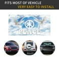 thumbnail image 3 of Peace Dove License Plate Front Metal Car Plate 6×12 Inch Aluminum Noverlty License Plate Decorative Car Vanity Tag Plates Gifts, 3 of 6
