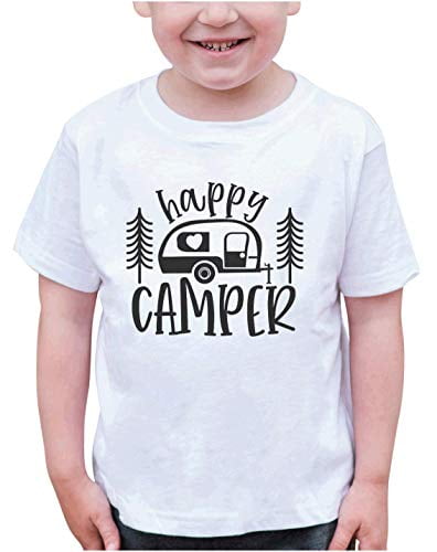 7 ate 9 Apparel Kids Happy Camper Outdoors T-Shirt
