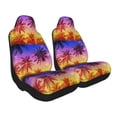 thumbnail image 2 of Pofeuu Palm Trees at Sunset Print Automotive Car Seat Covers Flat Cloth Full Set Seat Covers,Car Seat Covers front seats for Cars Trucks and SUVs-1, 2 of 9