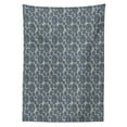 thumbnail image 3 of Ambesonne Grey Blue Tablecloth Rectangular Table Cover, Spiral Dots, 52"x70", Multicolor, 3 of 4