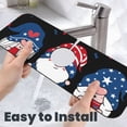 thumbnail image 6 of Fuzoiu Gnome Independence Day Print Kitchen Faucet Suction Pad, Sink Splash Guard Faucet Mat, Faucet Handle Drip Catcher Tray Drying Mat For Bathroom Kitchen Bathroom Countertop, 6 of 7