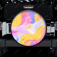 thumbnail image 1 of Motif Coloré Abstrait ic Polyester Universel Housse de Roue de Rechange pour Remorque RV SUV Camion Camping-Car, 1 of 5