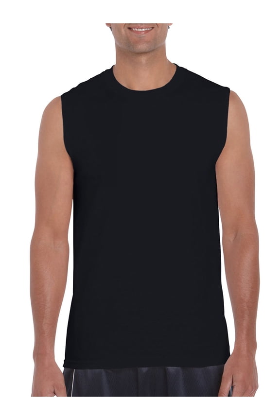 Ultra Cotton Men's Classic Sleeveless T-shirt