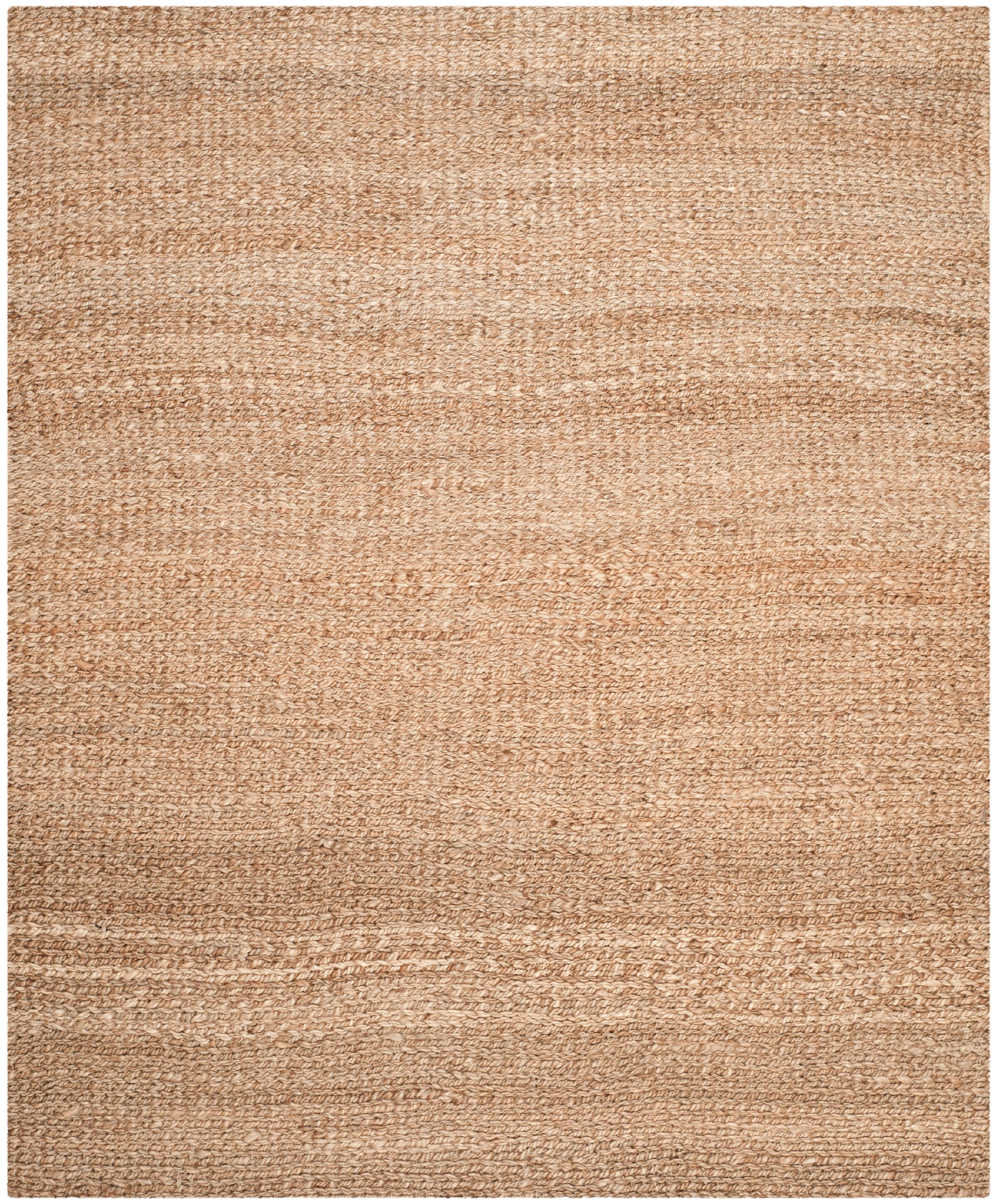SAFAVIEH Natural Fiber Jerald Braided Jute Area Rug, Natural, 8' x 10'