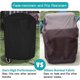 thumbnail image 2 of Barbecue Cover, Kettle BBQ Cover Waterproof Heavy Duty 420D Oxford Fabric Rip-Proof UV Resistant Barbeque Grill Cover with Storage Bag (75 x 70cm), 2 of 5