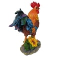 thumbnail image 3 of Adorno para césped al aire libre Zulema Familia de pollo decorativa Estatua del gallo de la resina 9 pulgadas, 3 of 8