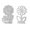 4, variant on Silicone Flower or Base Casting Mold for Spring Crafting and Home Decoration Making Resins Cement Gypsum Mould