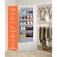 thumbnail image 2 of Organizador de zapatos FENTEC para colocar sobre la puerta con bolsillos grandes, 2 of 9
