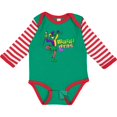 thumbnail image 3 of Inktastic Mardi Gras Jester Celebration Boys or Girls Long Sleeve Baby Bodysuit, 3 of 5