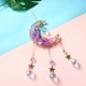 thumbnail image 4 of Adorno de campana de viento de cristal, colgante de luna y estrella, regalo de joyería de piedra Natural de amatista Tmvgtek Para estrenar, 4 of 6