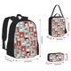 thumbnail image 2 of Easygdp Warm Christmas Memories Mochila para Niños y Niñas con Set de Caja de Almuerzo y Estuche para Lápices 3 en 1, Mochila Escolar Estampada para Adolescentes, 2 of 7