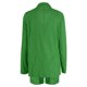 thumbnail image 4 of Chaleco Conjunto de pantalones cortos a juego para mujer Conjunto de pantalones cortos de 3 piezas Conjunto deportivo Traje de vacaciones de color sólido Cgtredaw Verde T XL para Mujer, 4 of 6