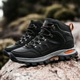 thumbnail image 6 of XIMIN Men's Waterproof Trekking Hiking Boots Non-Slip Outdoor Mid Top Ankle Boot Outdoor Non-Slip Work Boots Breathable Hiker Camping Trekking Shoes, 6 of 8