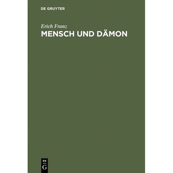 Mensch und Dämon, (Hardcover)