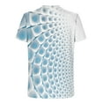 thumbnail image 3 of Fnnxeal Mens Optical Illusion 3D T-Shirt White Geometric Print Rave Streetwear Tee Moisture Wicking Casual Top Big and Tall Sizes M to 7XL,Size 2XL, 3 of 5