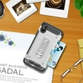 thumbnail image 6 of Perfect Fit Hybrid Case for iPhone X Heavy Duty with Built-In Stand and Card Holder, 6 of 6