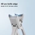 thumbnail image 5 of FcBaudy Stainless Steel Anti-splash Large Opening Nail Clippers Self-locking Portable Large Nail Clippers Specializing In Thick And Hard Toenails Nail clippers, 5 of 5