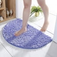 thumbnail image 4 of Miyuadkai Carpet Half Round Bathroom Rug Won'T Slip Bathroom Mat Soft and Comfortable Furry Durable Thickened Bathroom Rug Machine Washable Reusable, 4 of 9